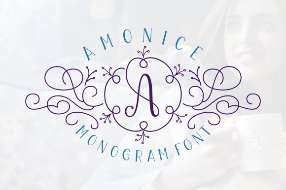 Amonice: A Playful and Authentic Monogram Font for Every Design Project