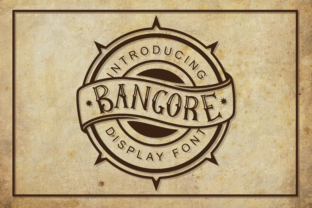 Bangore: A Vintage Font with Timeless Appeal