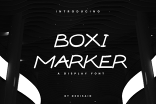 Boxi Marker: A Sweet, Playful Display Font