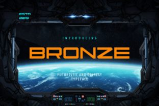 Bronze: A Modern, Futuristic Font for Creative Projects