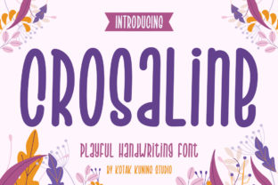 Crosaline: The Playful Font That Turns Craft Projects Into Joyful Experiences