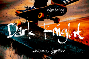 Dark Knight: A Display Font That Commands Attention—Without Saying a Word