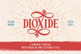 Discover the Elegance of Dioxide: A Stunning Display Font for Sophisticated Designs
