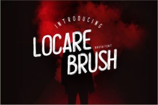 Discover the Versatility of Locare Brush: A Stylish Font for Creative Projects