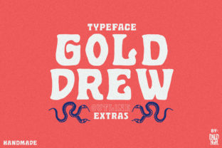 Golddrew: A Handwritten Display Font That Delivers Personality—When Used Right