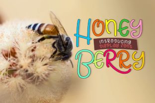 Honey Berry: A Sweet and Charming Display Font for Creative Designs