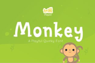 Monkey: A Joyful Font for Kids' Projects