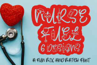 Nurse Fuel: Where Medical Playfulness Meets Typographic Utility