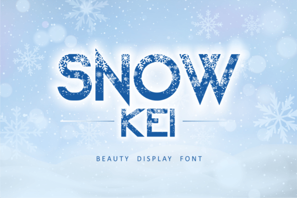 Snow Kei: A Cozy Font for Wintery Design