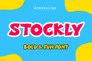 Stockly: A Playful Font for Creative Projects