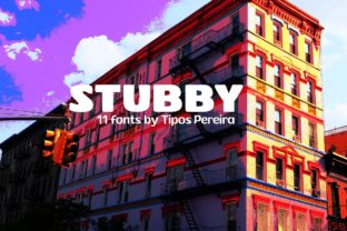 Stubby Font: A Sweet, Relaxed Display Typeface for Modern Design